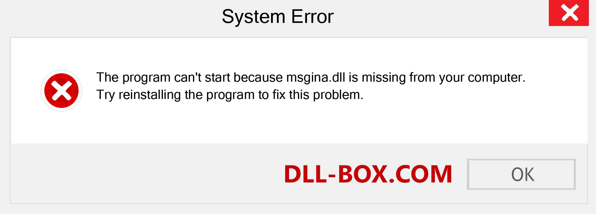  msgina.dll file is missing?. Download for Windows 7, 8, 10 - Fix  msgina dll Missing Error on Windows, photos, images